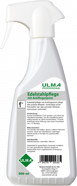 Edelstahlpflege